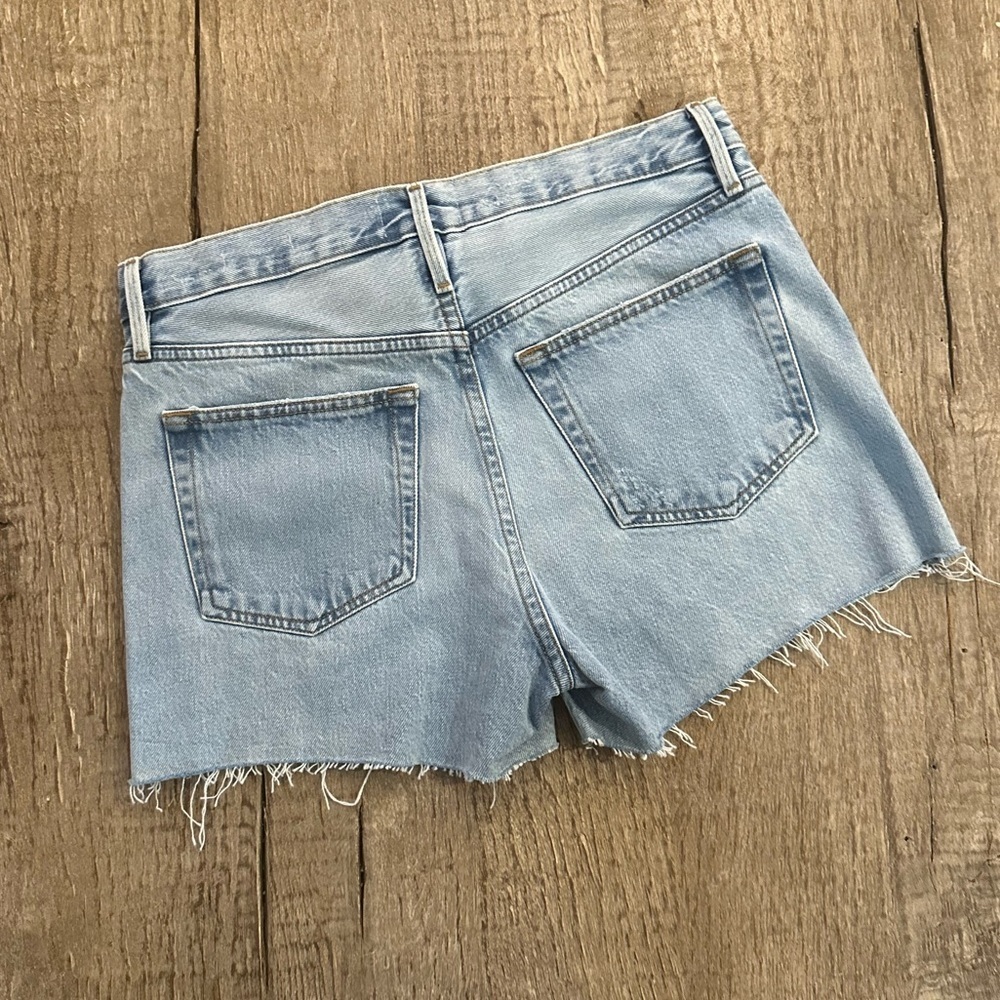 FRAME Le Brigette Denim Shorts in Rossum 1 Year - Picture 4 of 6